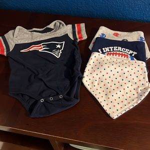 Patriots onesie